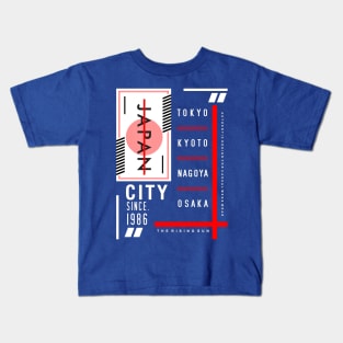 Urban City Design - Japan Tokyo Nagoya Kyoto Osaka Kids T-Shirt